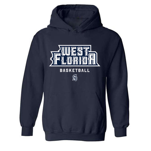 UWF - NCAA Men's Basketball : Tim Hall jr - Classic Shersey Hooded Sweatshirt-0