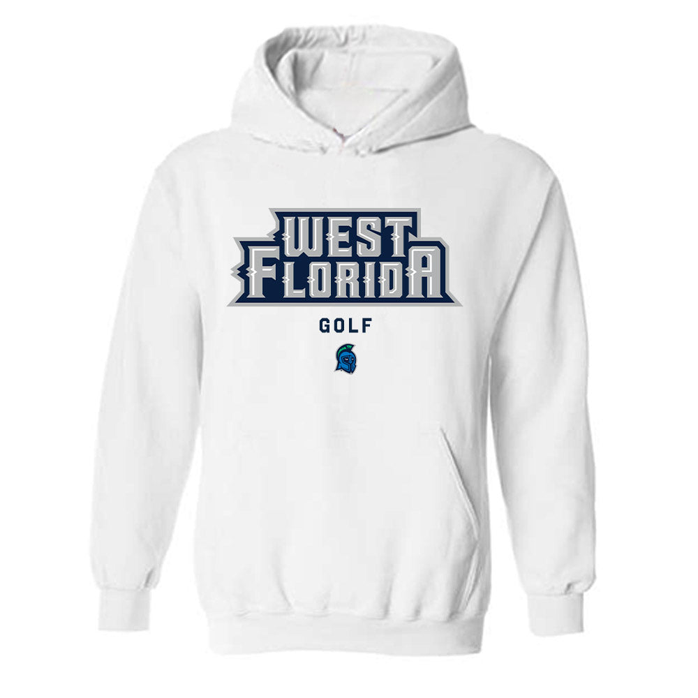 UWF - NCAA Men's Golf : Mason Minkel - Classic Shersey Hooded Sweatshirt-0