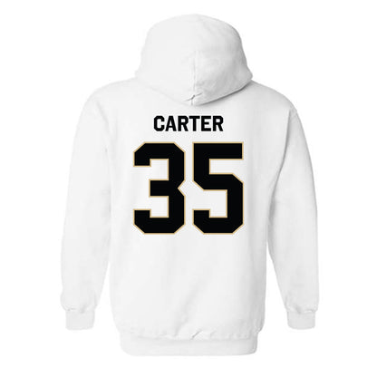PNW - NCAA Men's Ice Hockey : Nathan Carter - Classic Shersey Hooded Sweatshirt-1