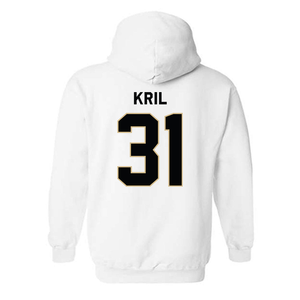 PNW - NCAA Men's Ice Hockey : Caleb Kril - Classic Shersey Hooded Sweatshirt-1