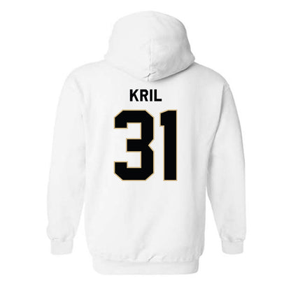 PNW - NCAA Men's Ice Hockey : Caleb Kril - Classic Shersey Hooded Sweatshirt-1