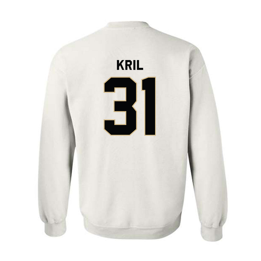 PNW - NCAA Men's Ice Hockey : Caleb Kril - Classic Shersey Crewneck Sweatshirt-1