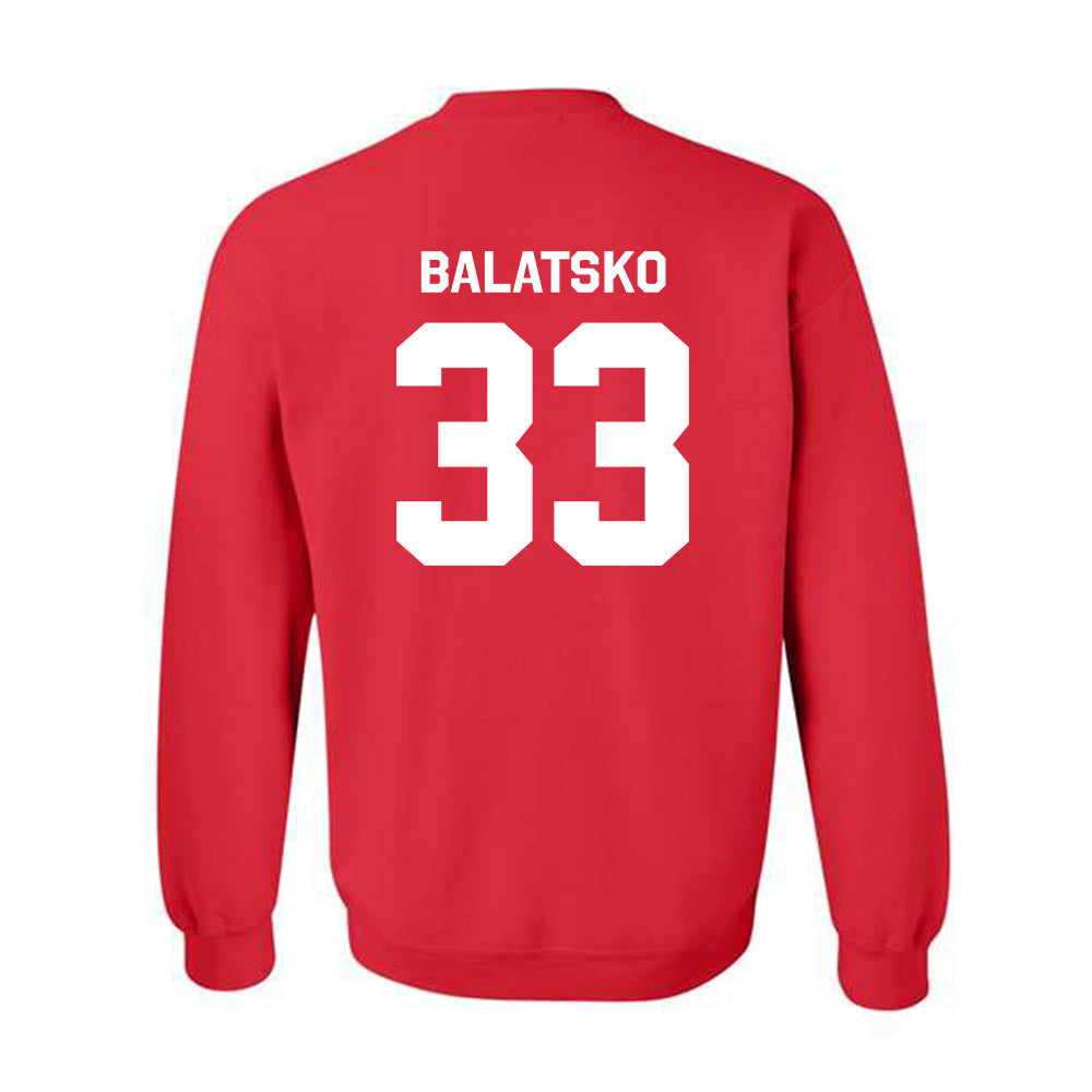 Northeastern - NCAA Men's Soccer : Sergey Balatsko - Classic Shersey Crewneck Sweatshirt-1