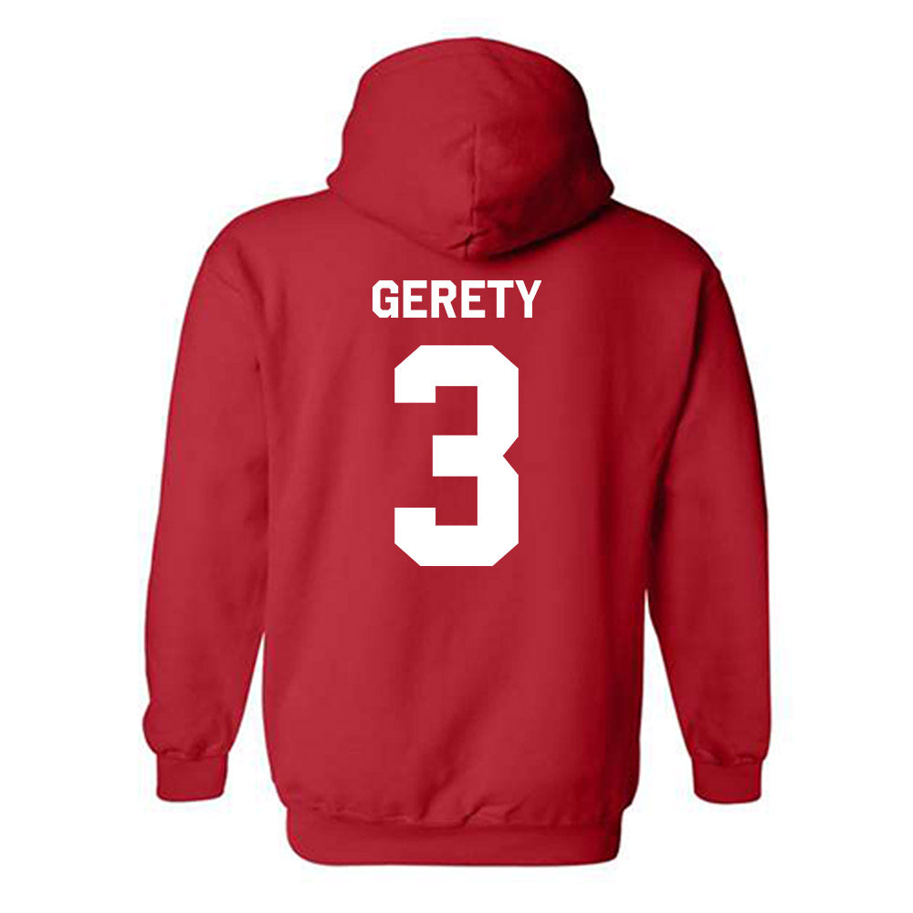 Northeastern - NCAA Baseball : Ryan Gerety - Classic Shersey Hooded Sweatshirt-1