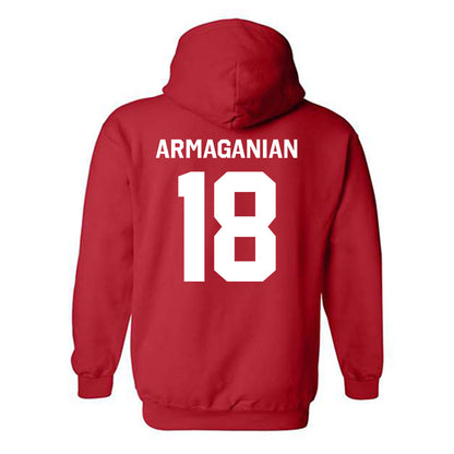 Northeastern - NCAA Women's Field Hockey : Camille Armaganian - Classic Shersey Hooded Sweatshirt-1