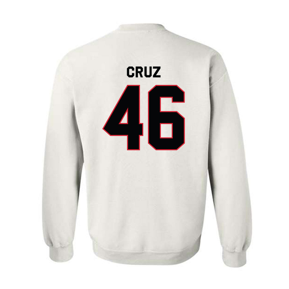Northeastern - NCAA Baseball : Angel Cruz - Classic Shersey Crewneck Sweatshirt-1