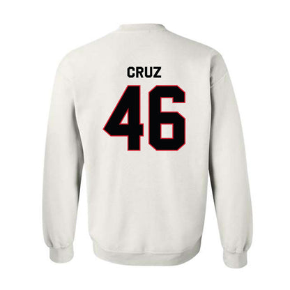 Northeastern - NCAA Baseball : Angel Cruz - Classic Shersey Crewneck Sweatshirt-1
