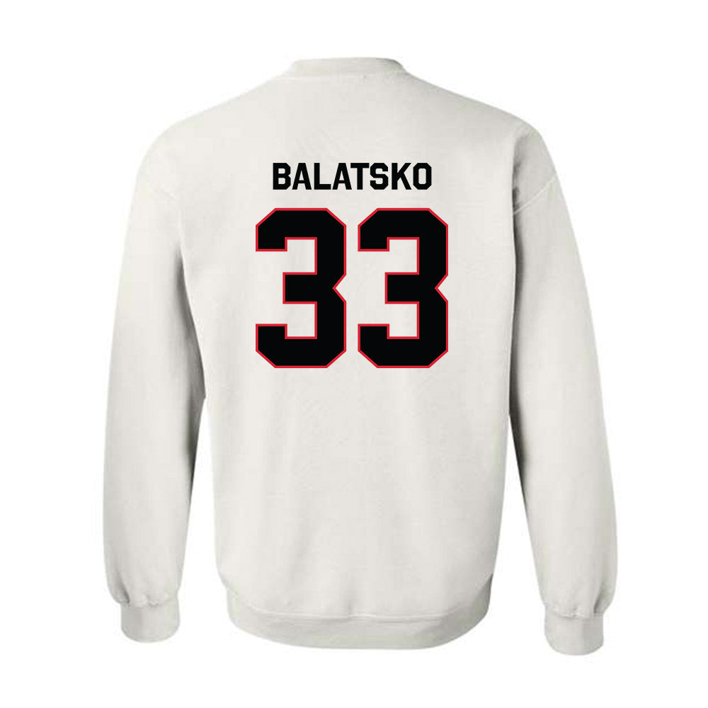 Northeastern - NCAA Men's Soccer : Sergey Balatsko - Classic Shersey Crewneck Sweatshirt-1