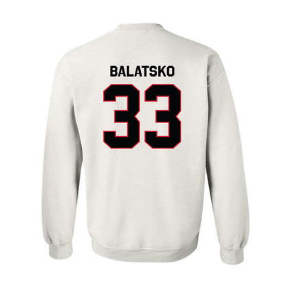 Northeastern - NCAA Men's Soccer : Sergey Balatsko - Classic Shersey Crewneck Sweatshirt-1