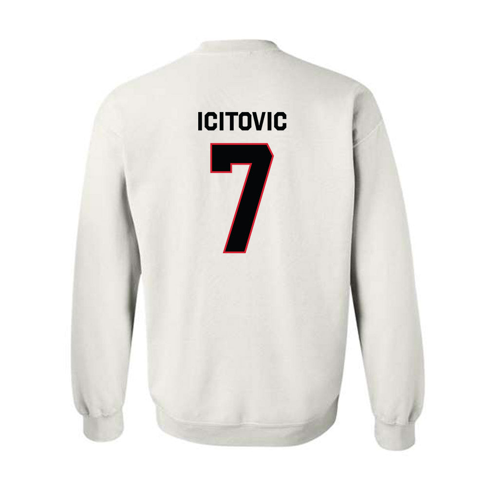 Northeastern - NCAA Men's Basketball : Jovan Icitovic - Classic Shersey Crewneck Sweatshirt-1