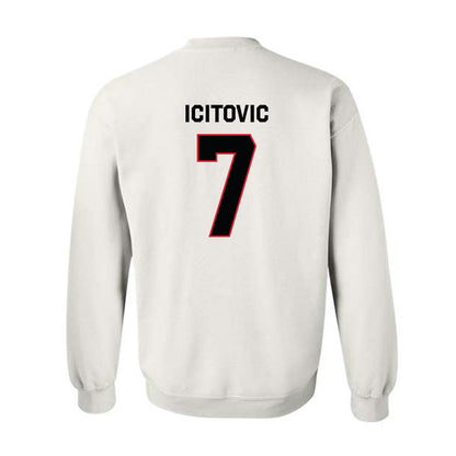 Northeastern - NCAA Men's Basketball : Jovan Icitovic - Classic Shersey Crewneck Sweatshirt-1