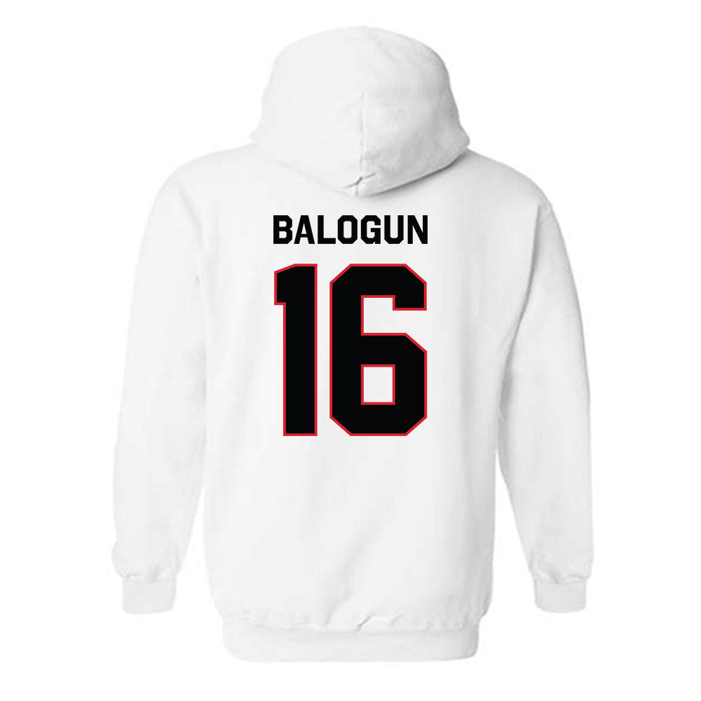 Northeastern - NCAA Women's Soccer : Foluke Balogun - Classic Shersey Hooded Sweatshirt-1