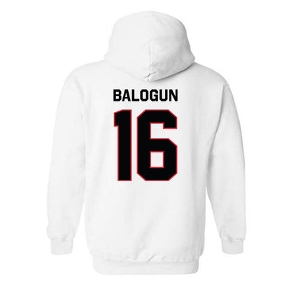 Northeastern - NCAA Women's Soccer : Foluke Balogun - Classic Shersey Hooded Sweatshirt-1