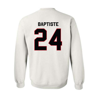 Northeastern - NCAA Men's Basketball : Sage Baptiste - Classic Shersey Crewneck Sweatshirt-1