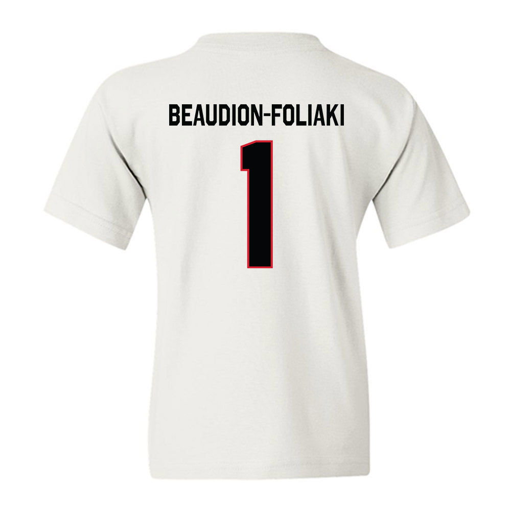 Northeastern - NCAA Women's Basketball : Kailee Beaudion-Foliaki - Classic Shersey Youth T-Shirt-1