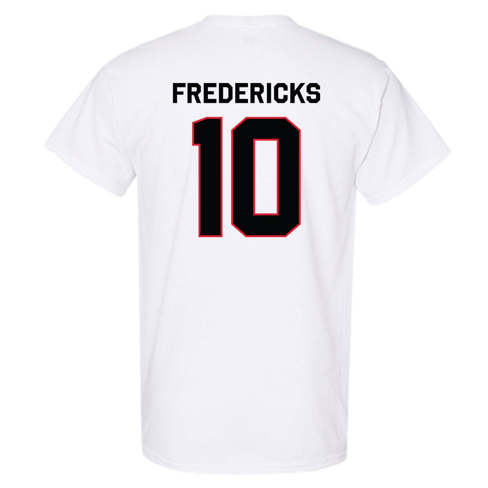 Northeastern - NCAA Men's Ice Hockey : Ethan Fredericks - Classic Shersey T-Shirt-1