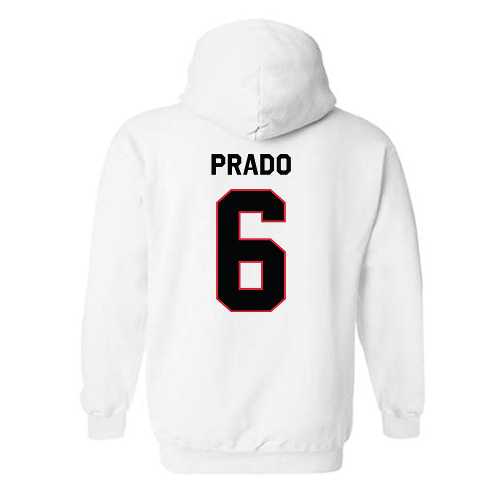 Northeastern - NCAA Men's Soccer : Jaden Prado - Classic Shersey Hooded Sweatshirt-1