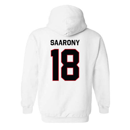 Northeastern - NCAA Men's Soccer : Shai Saarony - Classic Shersey Hooded Sweatshirt-1