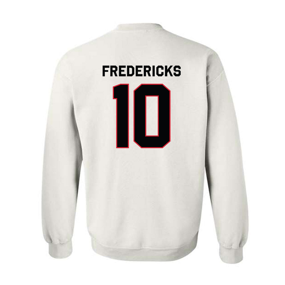 Northeastern - NCAA Men's Ice Hockey : Ethan Fredericks - Classic Shersey Crewneck Sweatshirt-1
