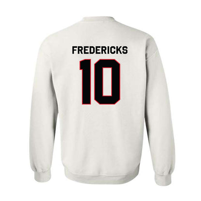 Northeastern - NCAA Men's Ice Hockey : Ethan Fredericks - Classic Shersey Crewneck Sweatshirt-1