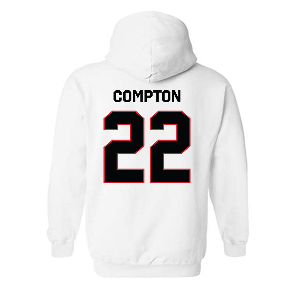Northeastern - NCAA Women's Ice Hockey : Peyton Compton - Classic Shersey Hooded Sweatshirt-1