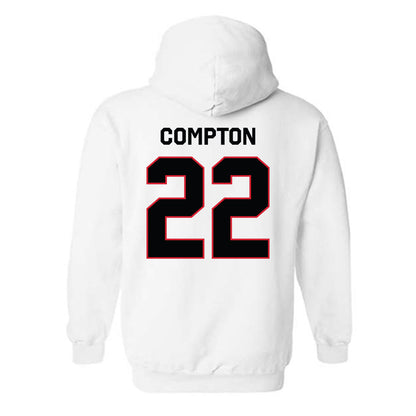 Northeastern - NCAA Women's Ice Hockey : Peyton Compton - Classic Shersey Hooded Sweatshirt-1