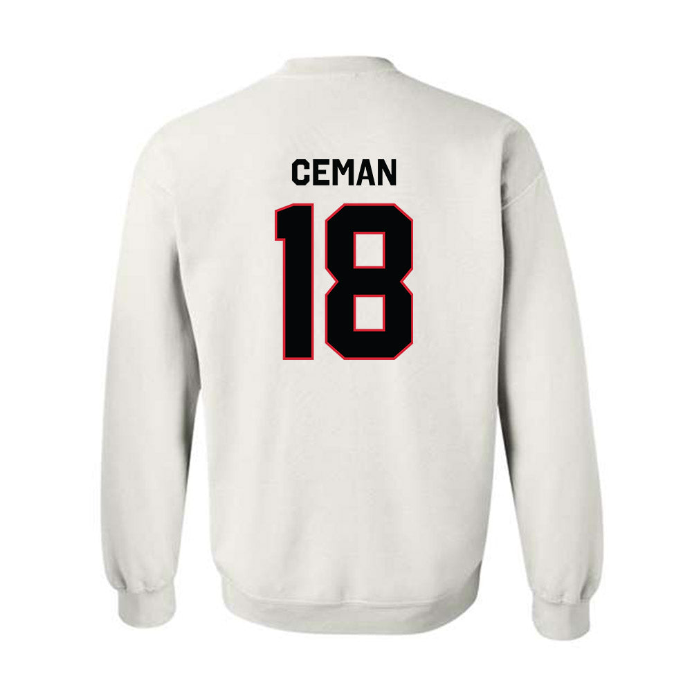 Northeastern - NCAA Women's Volleyball : Cayenne Ceman - Classic Shersey Crewneck Sweatshirt-1
