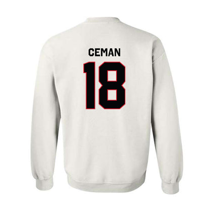 Northeastern - NCAA Women's Volleyball : Cayenne Ceman - Classic Shersey Crewneck Sweatshirt-1