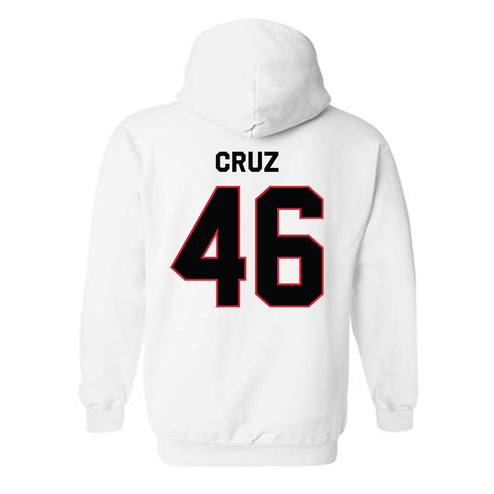 Northeastern - NCAA Baseball : Angel Cruz - Classic Shersey Hooded Sweatshirt-1