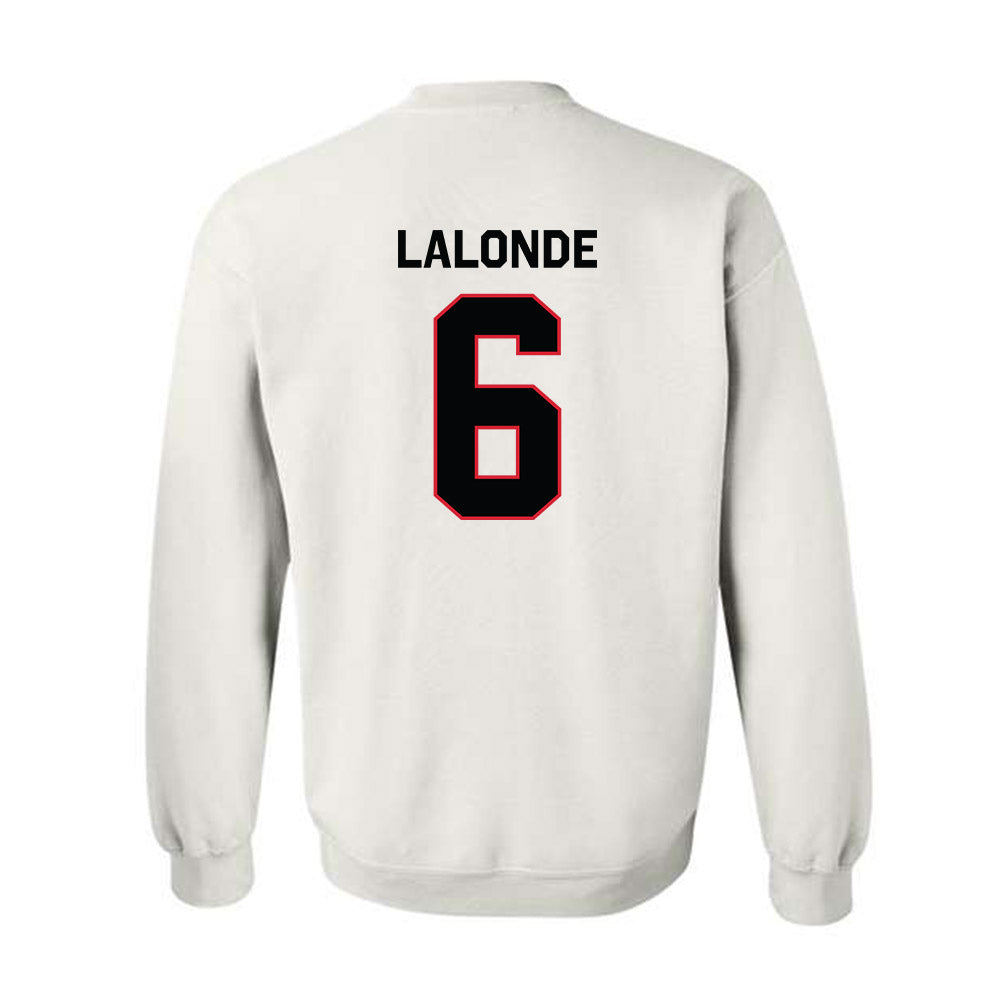 Northeastern - NCAA Women's Ice Hockey : Allie Lalonde - Classic Shersey Crewneck Sweatshirt-1