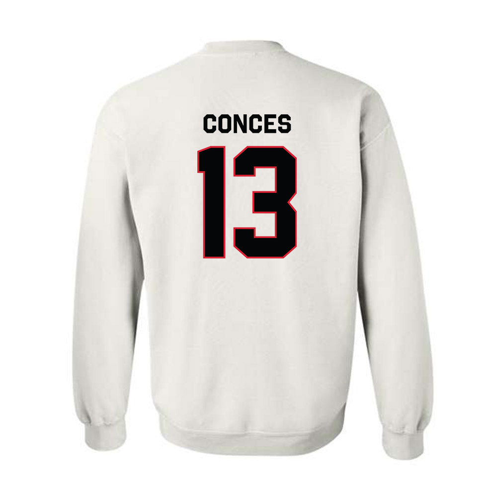 Northeastern - NCAA Men's Soccer : Richard Conces - Classic Shersey Crewneck Sweatshirt-1