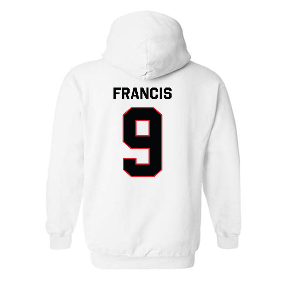 Northeastern - NCAA Men's Basketball : Tyler Francis - Classic Shersey Hooded Sweatshirt-1