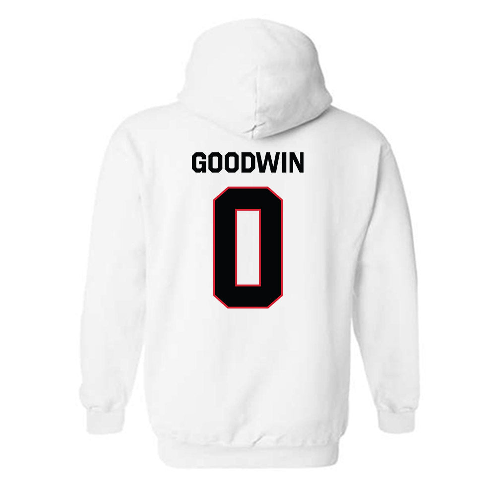 Northeastern - NCAA Men's Basketball : Josh Goodwin - Classic Shersey Hooded Sweatshirt-1
