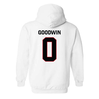 Northeastern - NCAA Men's Basketball : Josh Goodwin - Classic Shersey Hooded Sweatshirt-1
