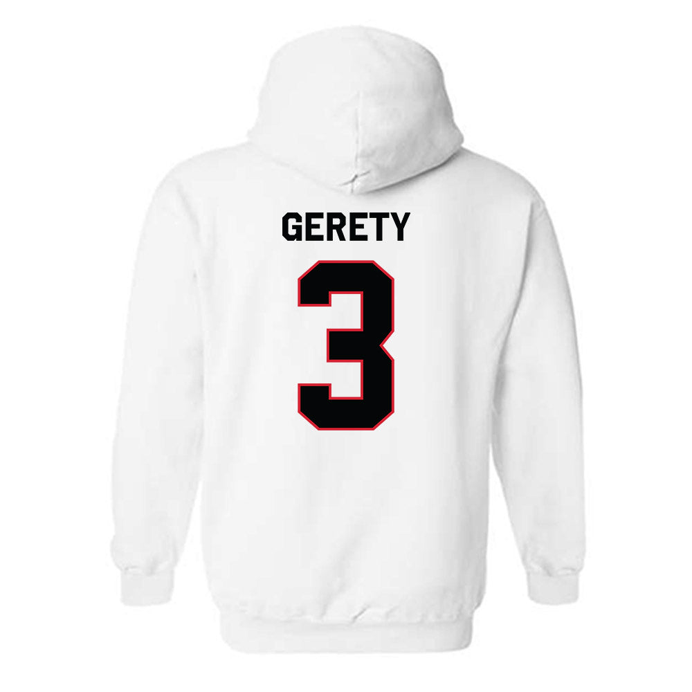 Northeastern - NCAA Baseball : Ryan Gerety - Classic Shersey Hooded Sweatshirt-1