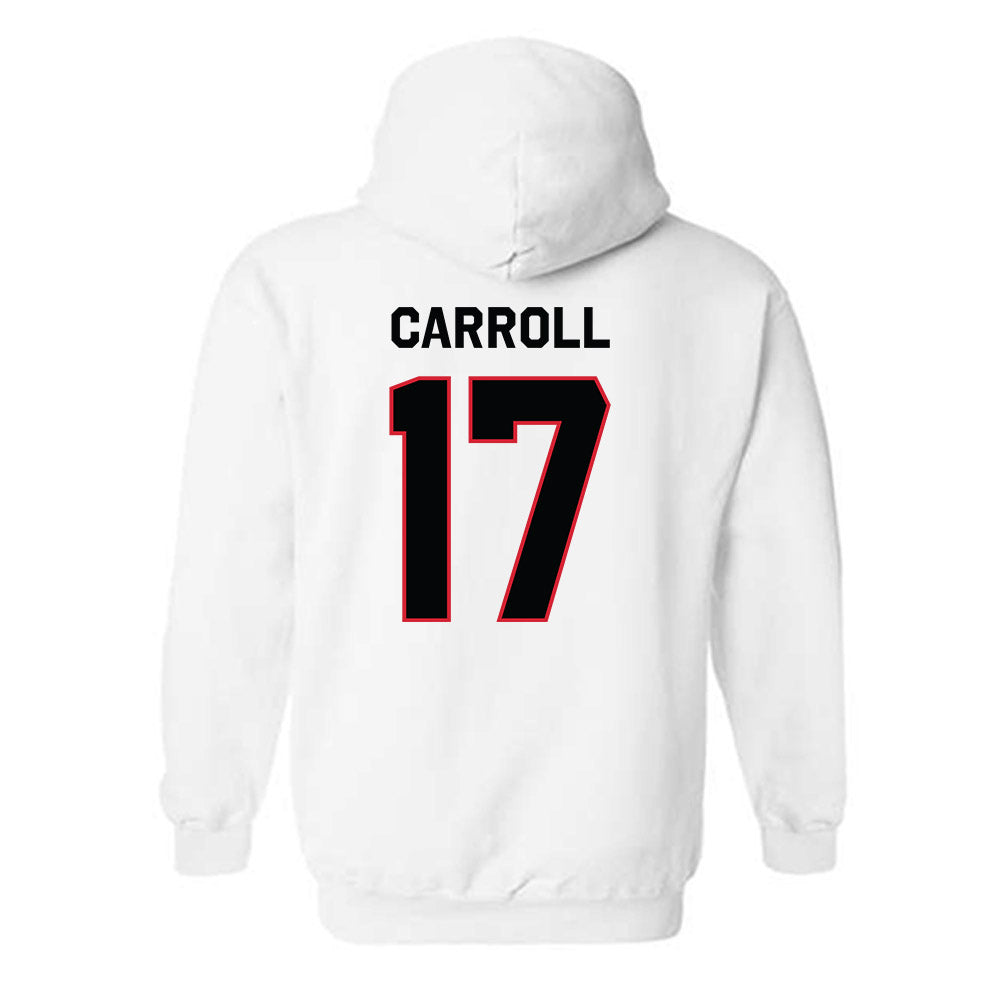 Northeastern - NCAA Men's Soccer : Asiah Carroll - Classic Shersey Hooded Sweatshirt-1
