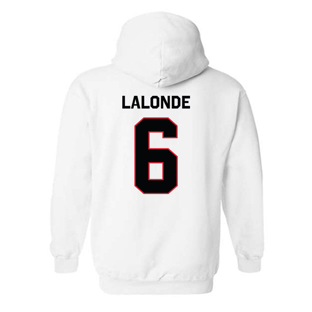 Northeastern - NCAA Women's Ice Hockey : Allie Lalonde - Classic Shersey Hooded Sweatshirt-1