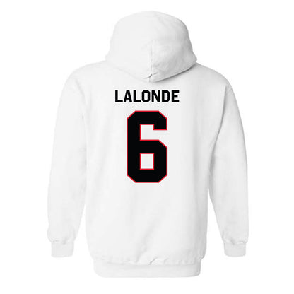 Northeastern - NCAA Women's Ice Hockey : Allie Lalonde - Classic Shersey Hooded Sweatshirt-1