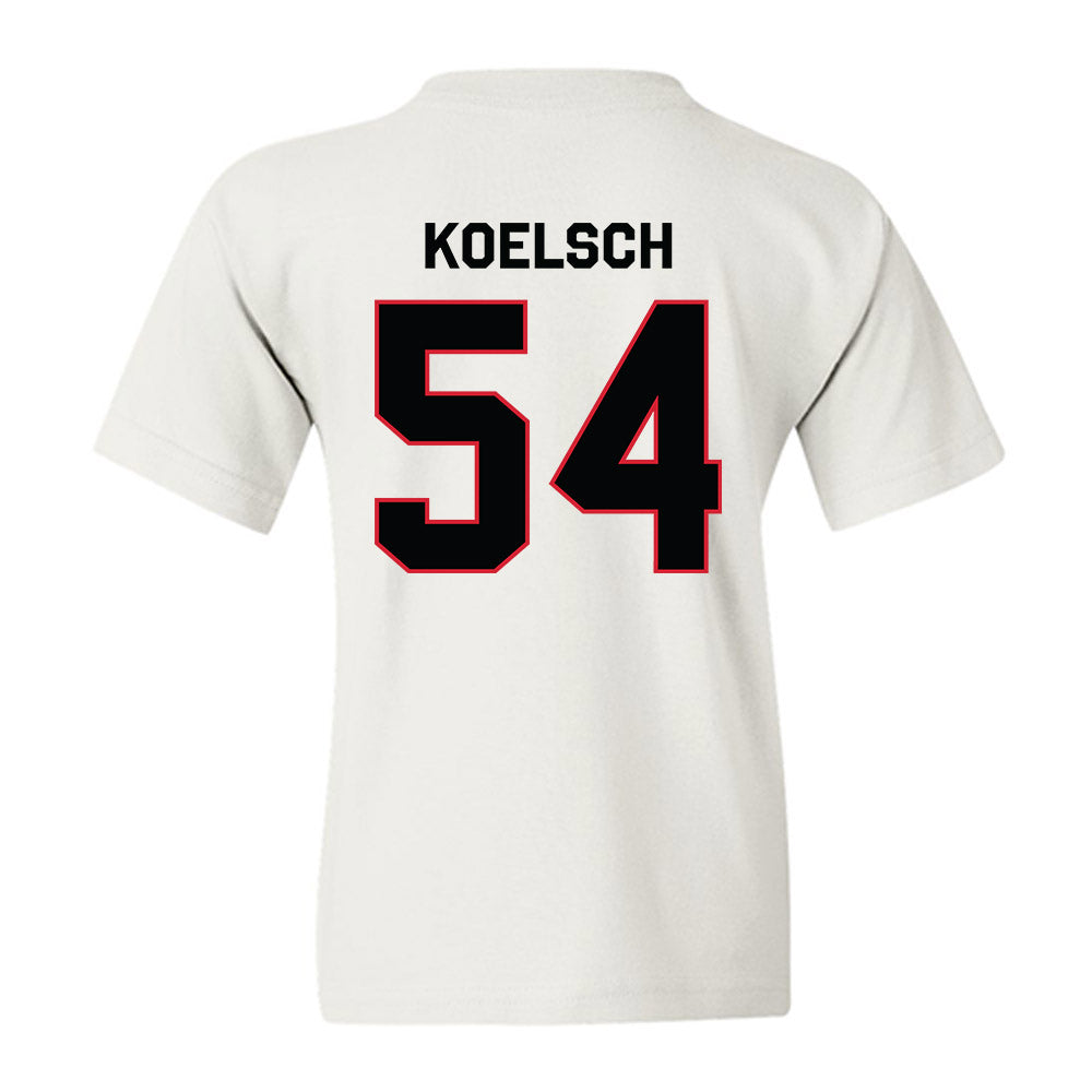 Northeastern - NCAA Men's Basketball : Liam Koelsch - Classic Shersey Youth T-Shirt-1