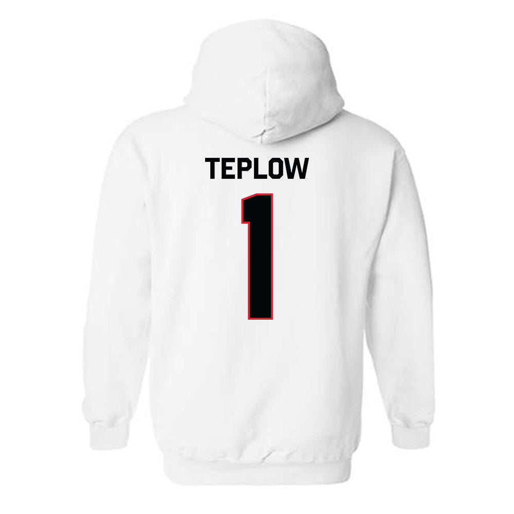 Northeastern - NCAA Women's Soccer : Eliza Teplow - Classic Shersey Hooded Sweatshirt-1