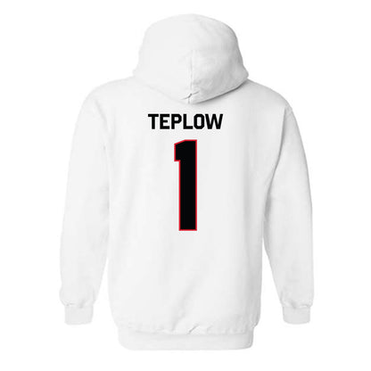 Northeastern - NCAA Women's Soccer : Eliza Teplow - Classic Shersey Hooded Sweatshirt-1