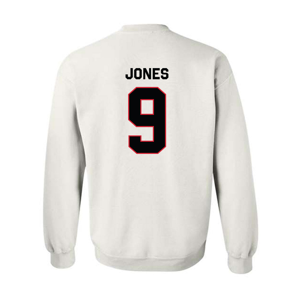 Northeastern - NCAA Men's Ice Hockey : Noah Jones - Classic Shersey Crewneck Sweatshirt-1