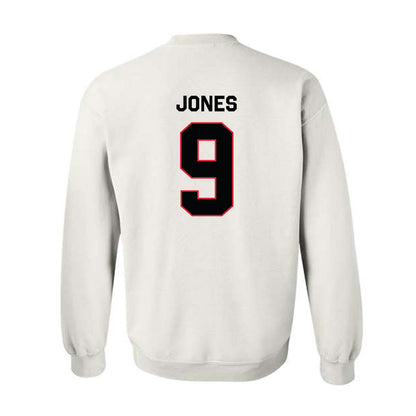 Northeastern - NCAA Men's Ice Hockey : Noah Jones - Classic Shersey Crewneck Sweatshirt-1