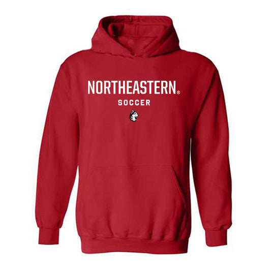 Northeastern - NCAA Men's Soccer : Richard Conces - Classic Shersey Hooded Sweatshirt-0