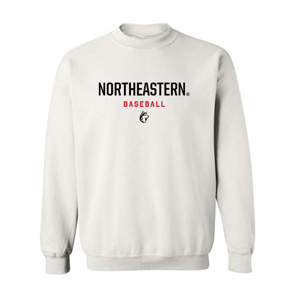 Northeastern - NCAA Baseball : Angel Cruz - Classic Shersey Crewneck Sweatshirt-0