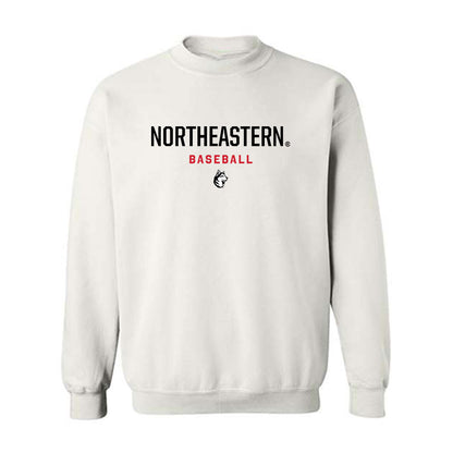 Northeastern - NCAA Baseball : Luc Rising - Classic Shersey Crewneck Sweatshirt-0