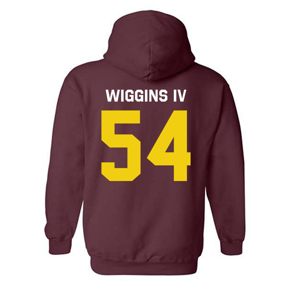 Calvin - NCAA Football : Richard Wiggins IV - Classic Shersey Hooded Sweatshirt-1