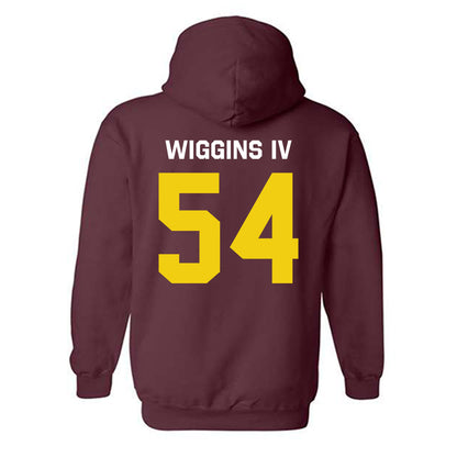 Calvin - NCAA Football : Richard Wiggins IV - Classic Shersey Hooded Sweatshirt-1