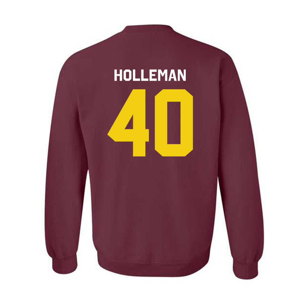 Calvin - NCAA Men's Ice Hockey : Henry Holleman - Classic Shersey Crewneck Sweatshirt-1