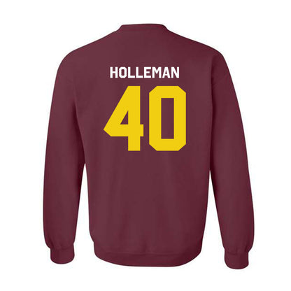 Calvin - NCAA Men's Ice Hockey : Henry Holleman - Classic Shersey Crewneck Sweatshirt-1